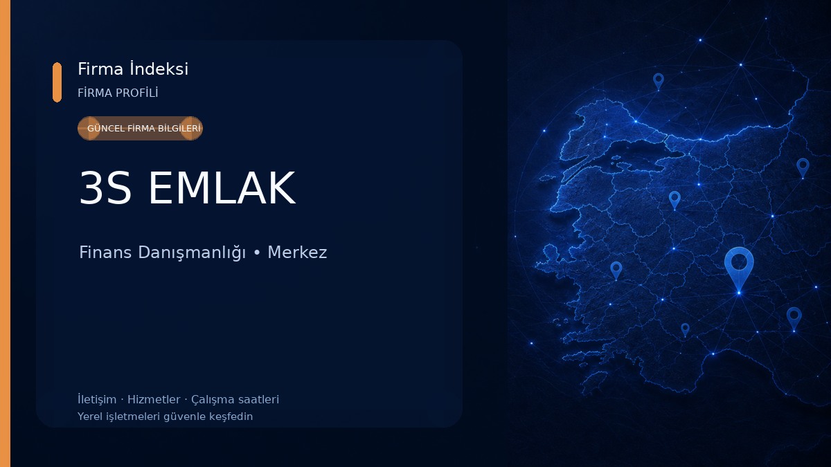 3S EMLAK Finans Danışmanlığı
