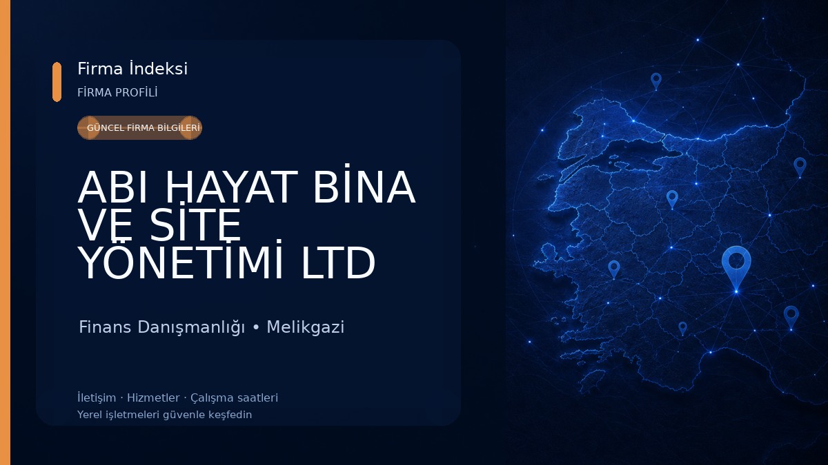 ABI HAYAT BİNA VE SİTE YÖNETİMİ LTD ŞTİ