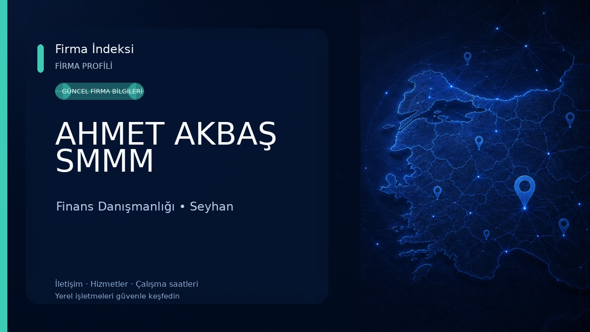 AHMET AKBAŞ SMMM 