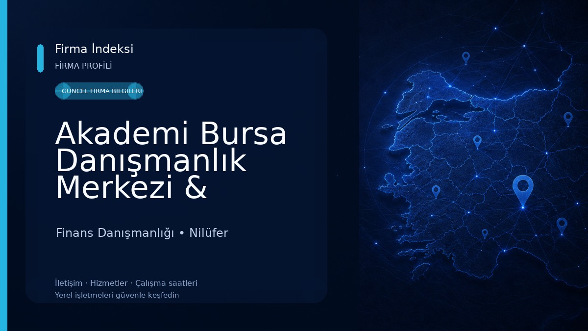 Akademi Bursa Danışmanlık Merkezi & Muhasebe Akademisi Finans Danışmanlığı