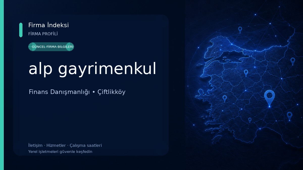 alp gayrimenkul Finans Danışmanlığı