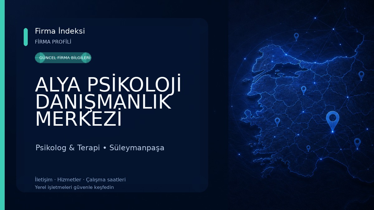 ALYA PSİKOLOJİ DANIŞMANLIK MERKEZİ Psikolog & Terapi