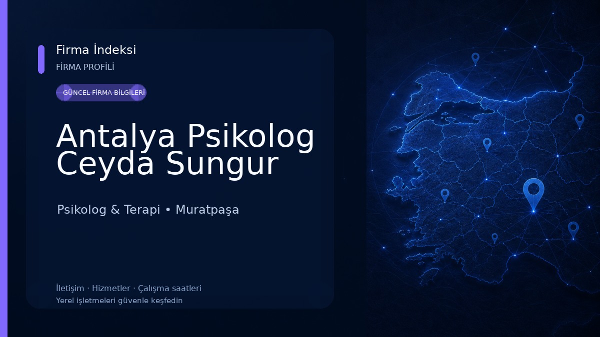 Antalya Psikolog Ceyda Sungur 