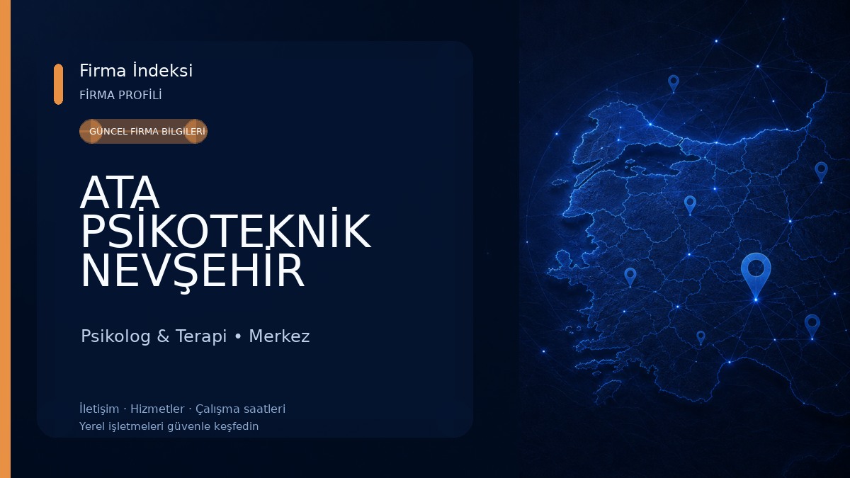 ATA PSİKOTEKNİK NEVŞEHİR KAPADOKYA 