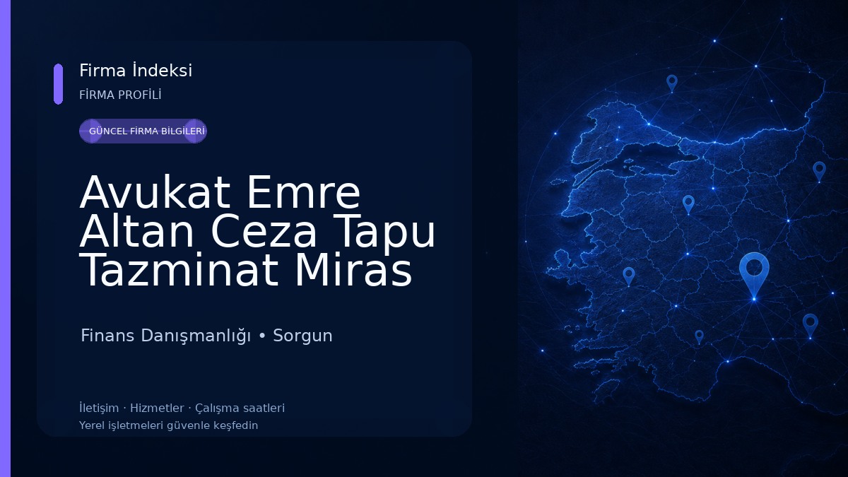 Avukat Emre Altan Ceza Tapu Tazminat Miras Boşanma Davaları 