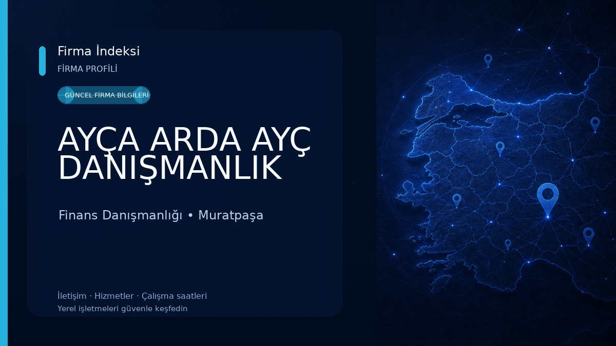 AYÇA ARDA AYÇ DANIŞMANLIK Finans Danışmanlığı
