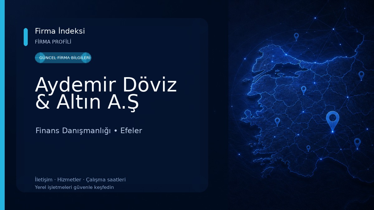 Aydemir Döviz & Altın A.Ş Finans Danışmanlığı