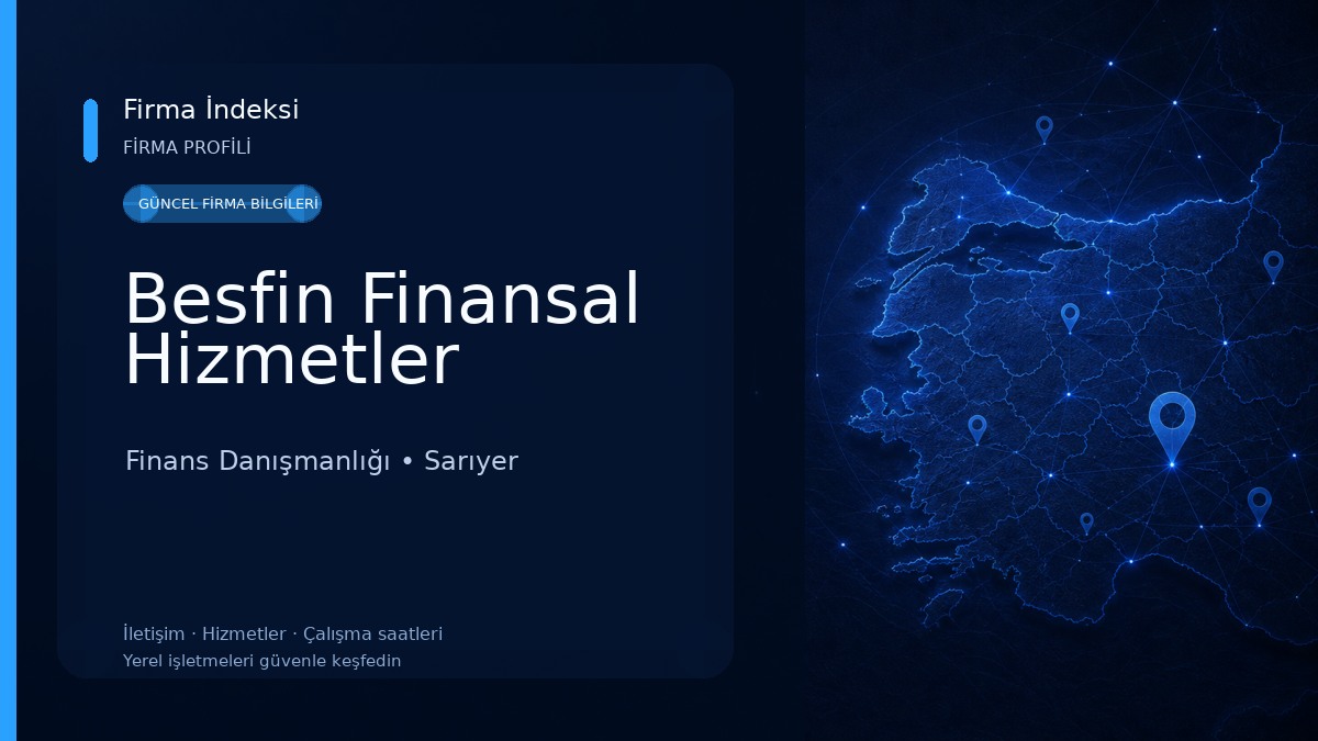 Besfin Finansal Hizmetler Finans Danışmanlığı