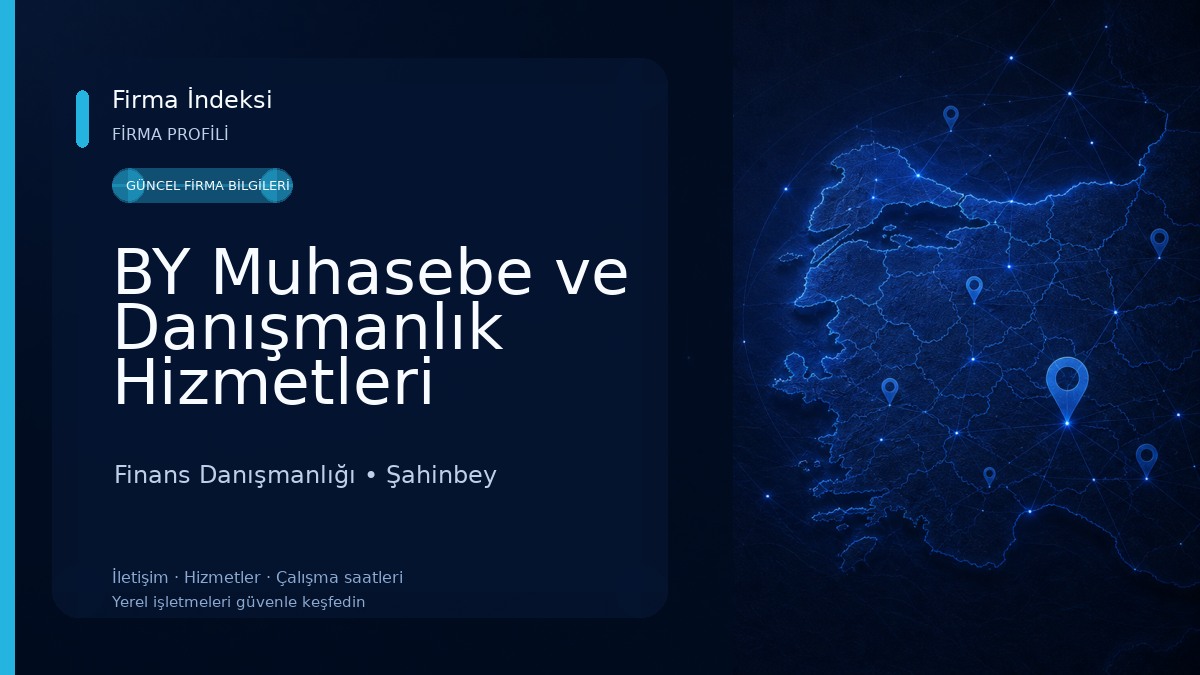 BY Muhasebe ve Danışmanlık Hizmetleri Finans Danışmanlığı