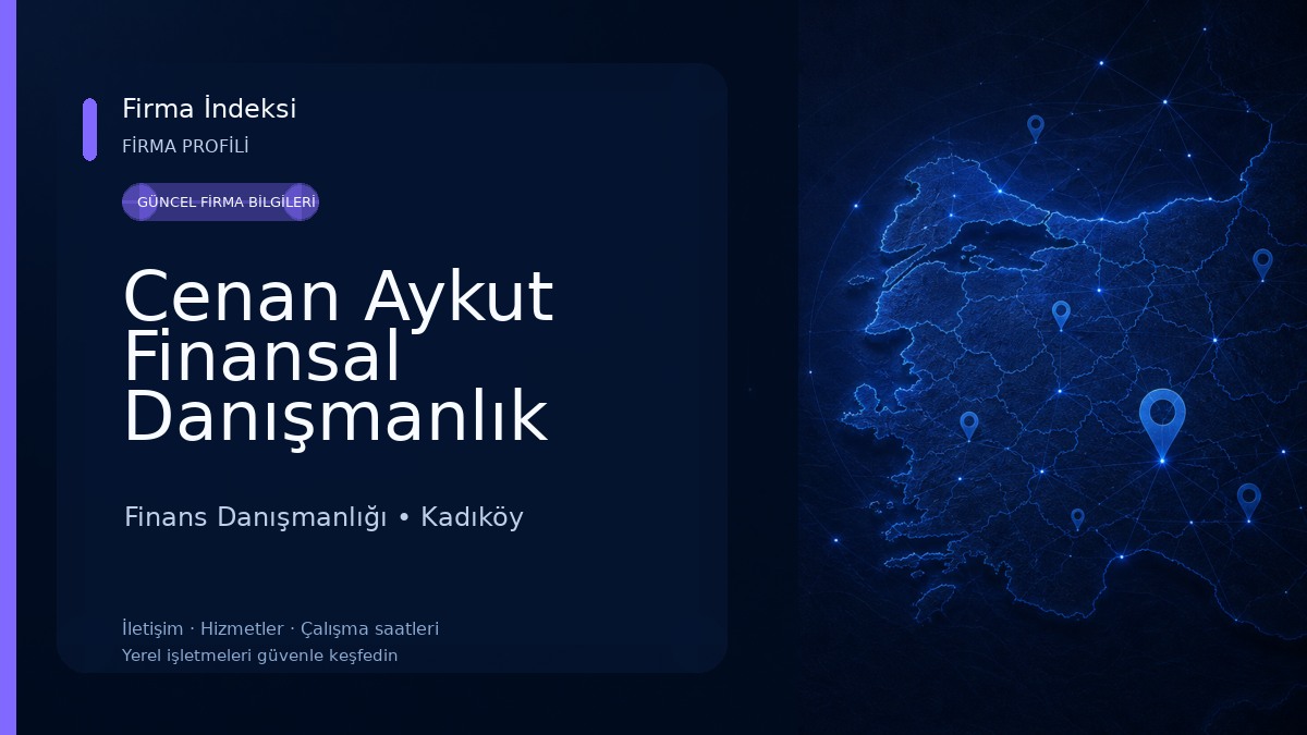 Cenan Aykut Finansal Danışmanlık