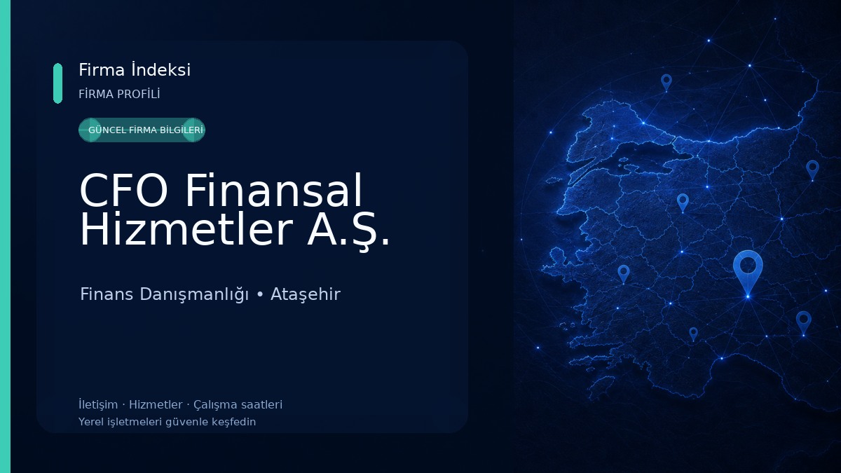 CFO Finansal Hizmetler A.Ş.