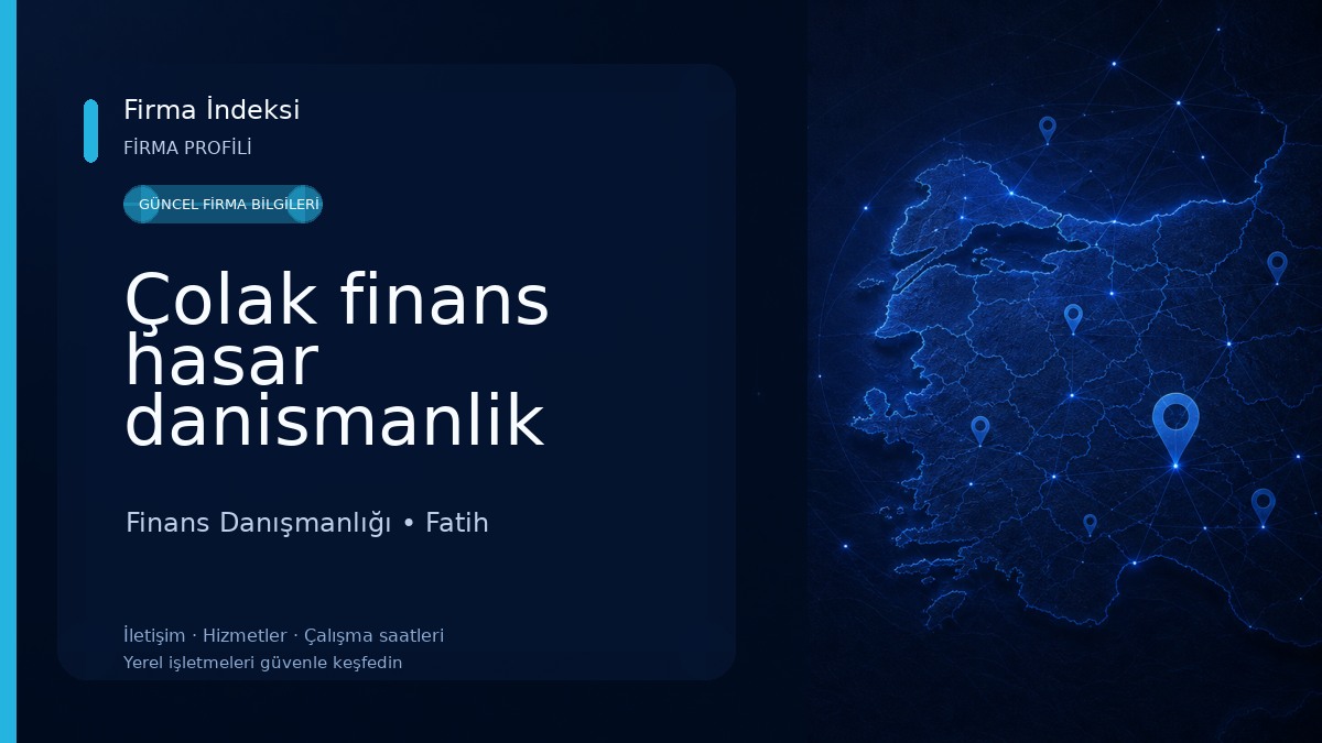 Çolak finans hasar danismanlik