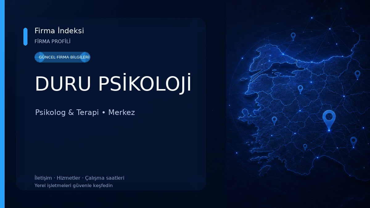 DURU PSİKOLOJİ Psikolog & Terapi