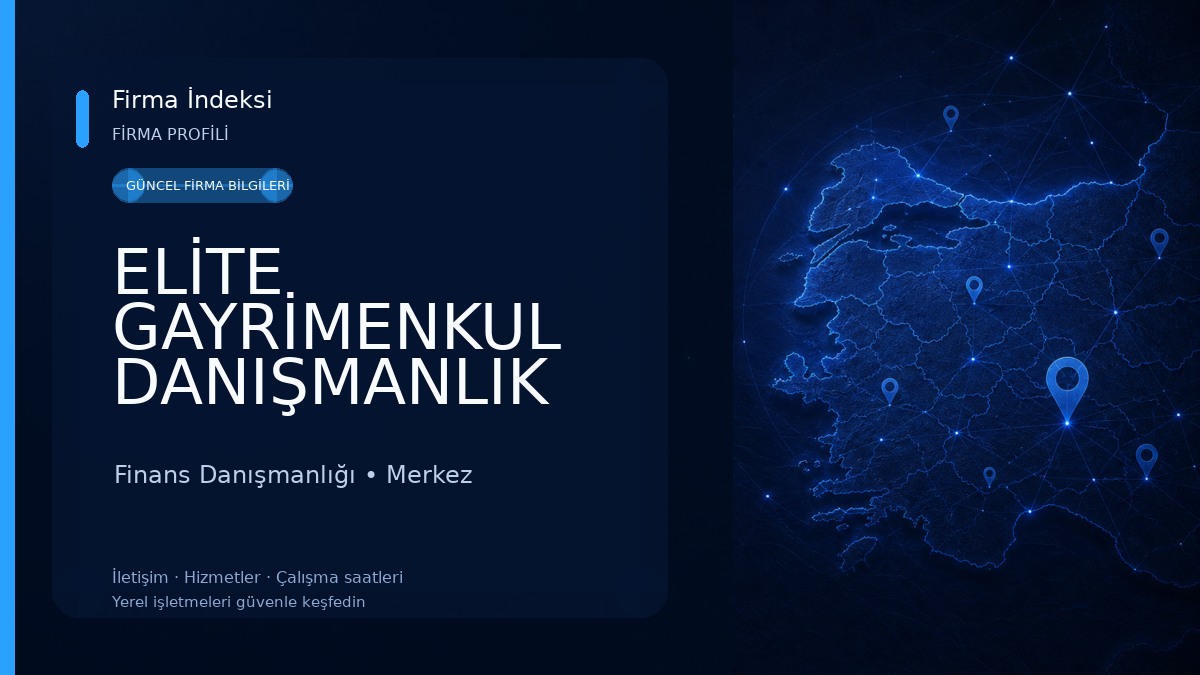 ELİTE GAYRİMENKUL DANIŞMANLIK (ELİTE GD DÜZCE) 