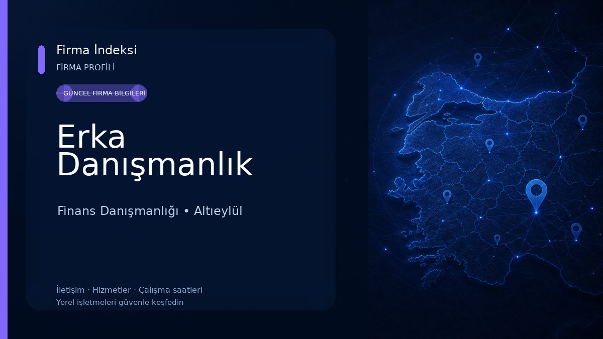 Erka Danışmanlık Finans Danışmanlığı