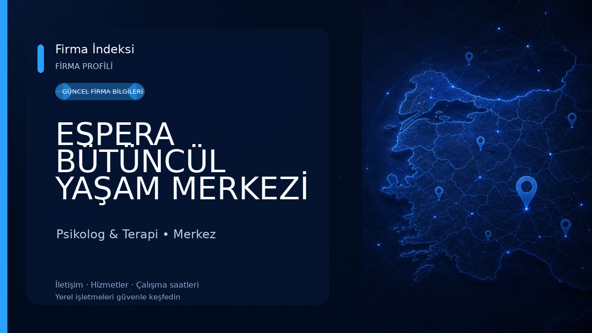 ESPERA BÜTÜNCÜL YAŞAM MERKEZİ Psikolog & Terapi