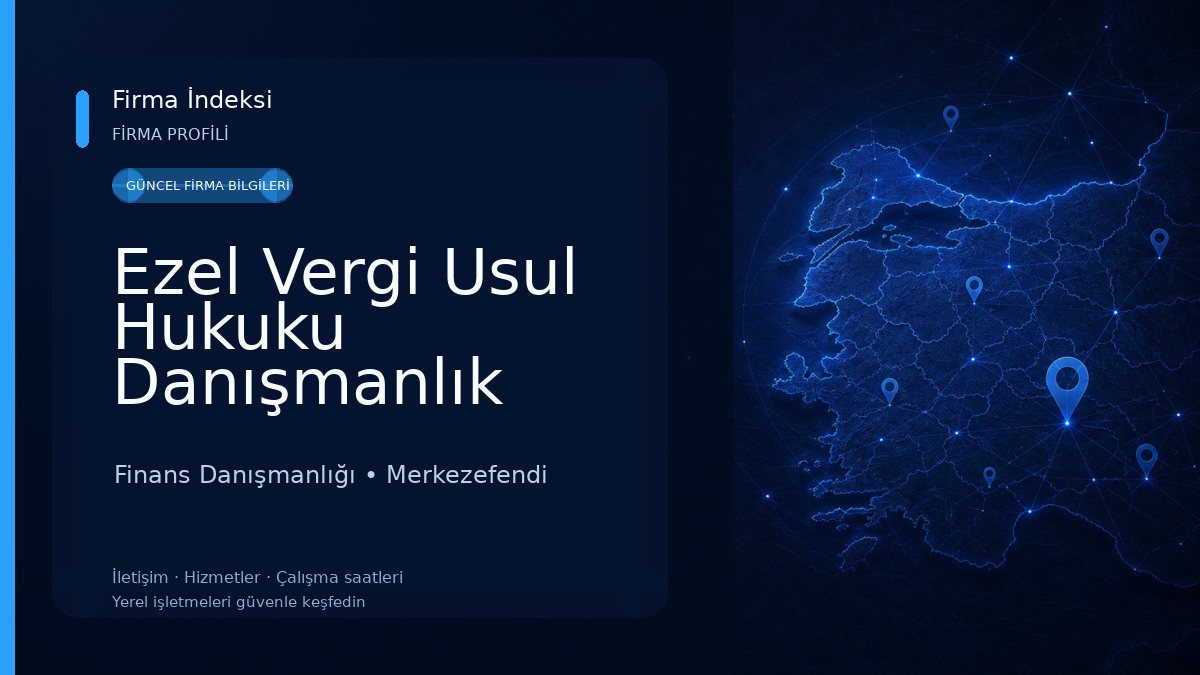 Ezel Vergi Usul Hukuku Danışmanlık
