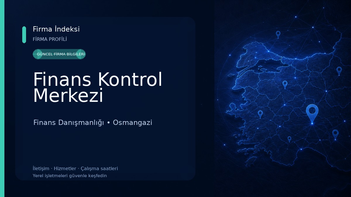 Finans Kontrol Merkezi Finans Danışmanlığı