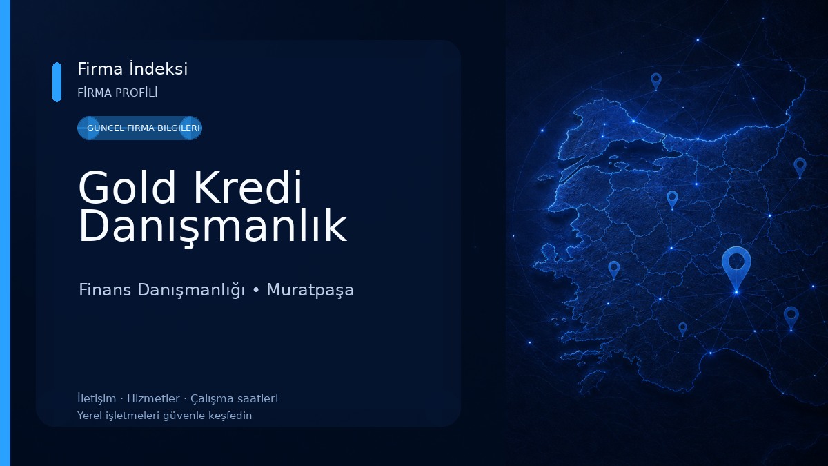 Gold Kredi Danışmanlık Finans Danışmanlığı
