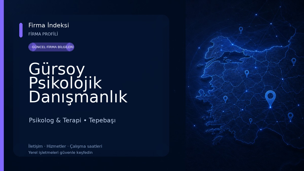 Gürsoy Psikolojik Danışmanlık Merkezi Psikolog & Terapi