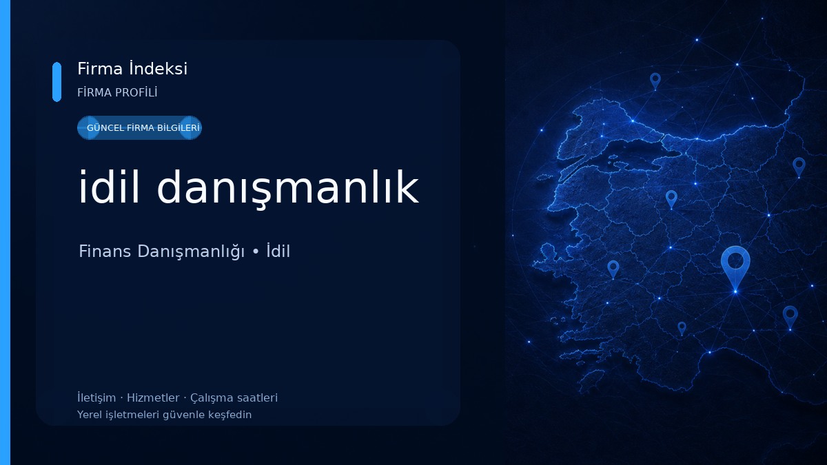 idil danışmanlık