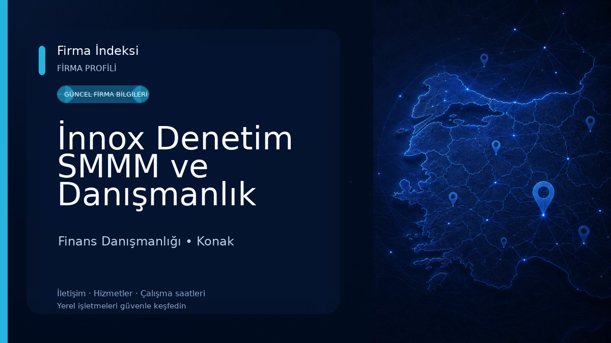 İnnox Denetim SMMM ve Danışmanlık Hizmetleri Finans Danışmanlığı