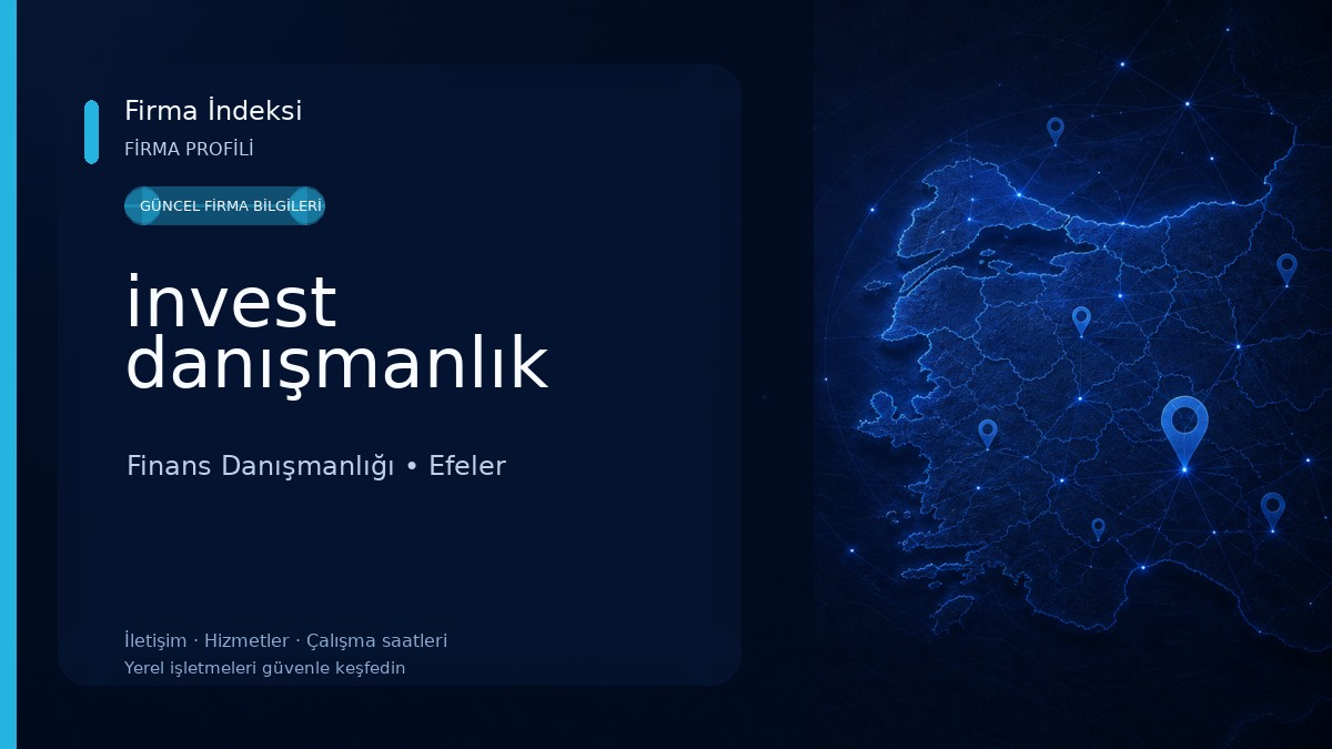 invest danışmanlık Finans Danışmanlığı
