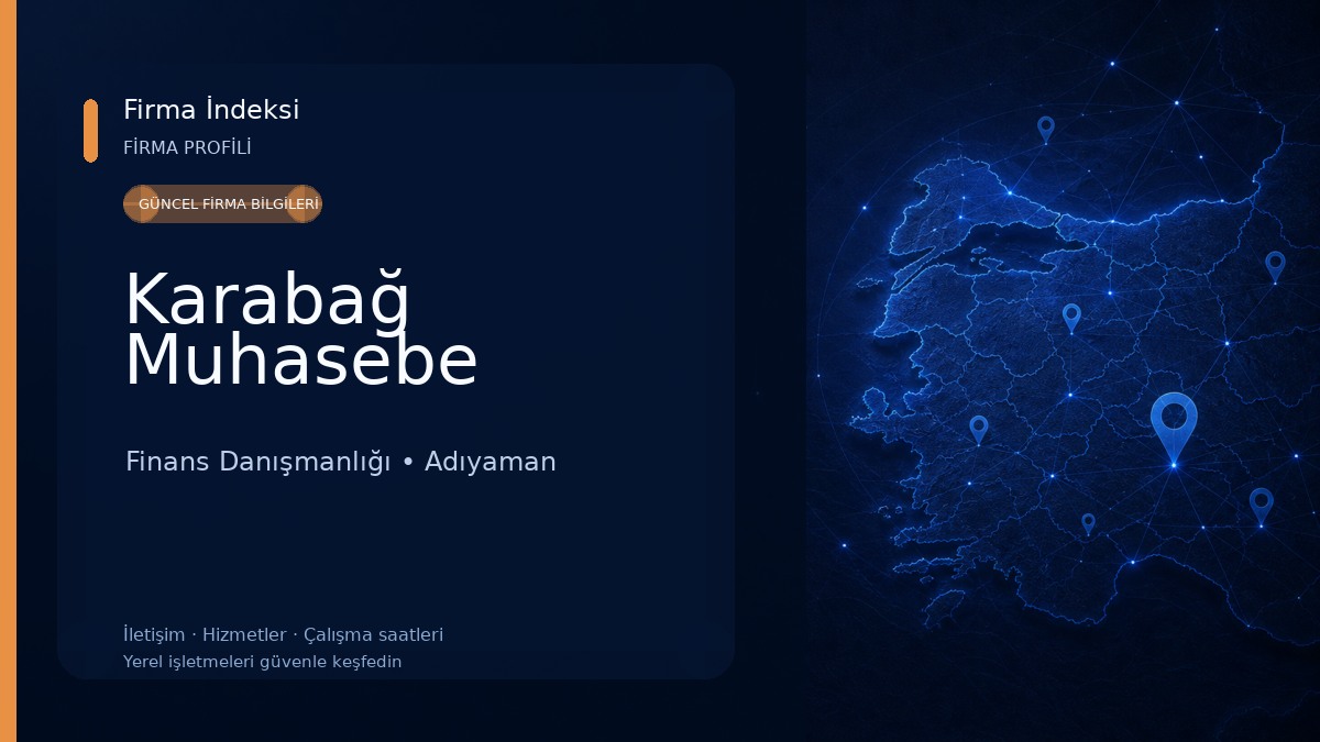 Karabağ Muhasebe Finans Danışmanlığı