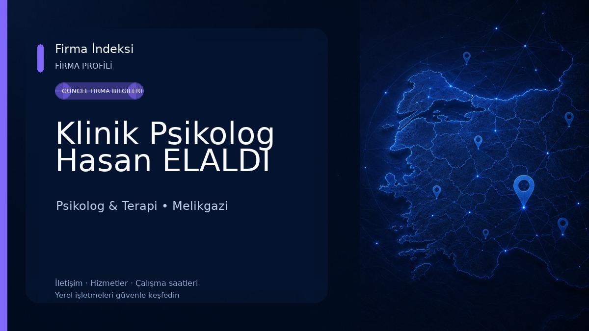 Klinik Psikolog Hasan ELALDI