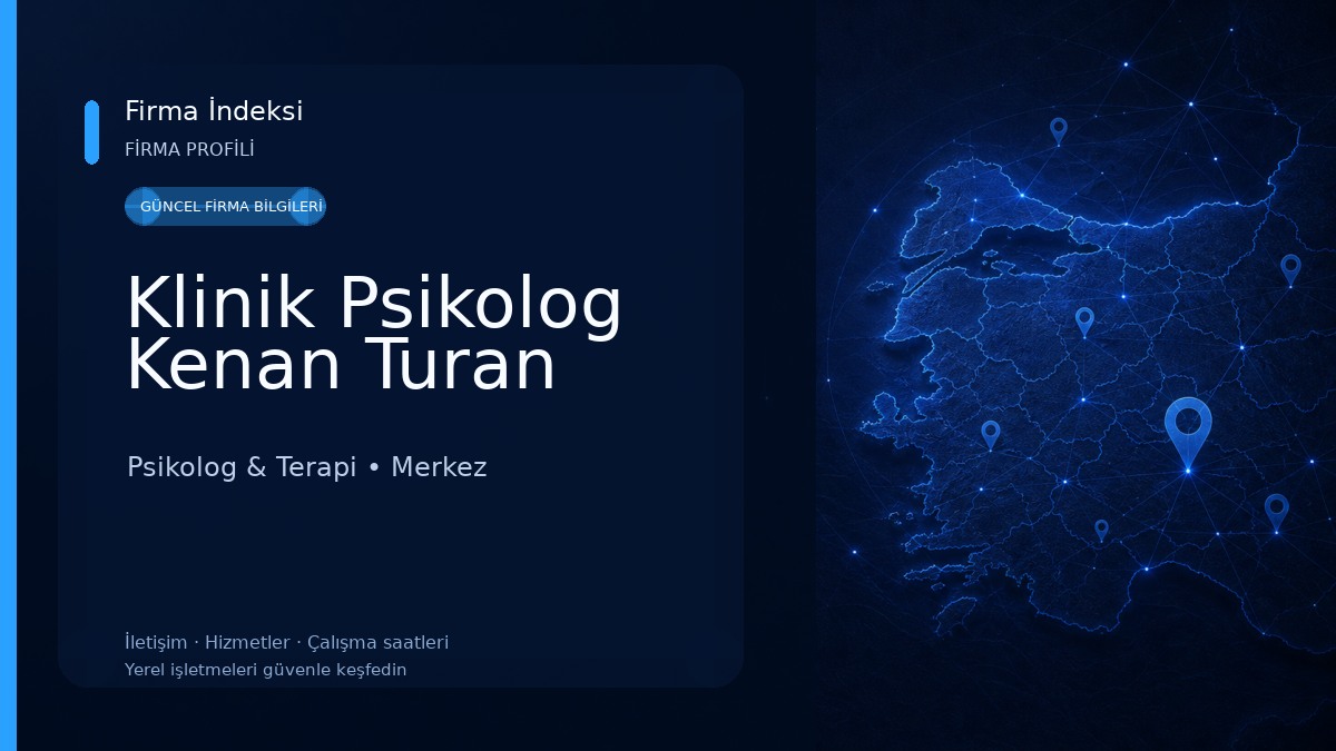 Klinik Psikolog Kenan Turan 