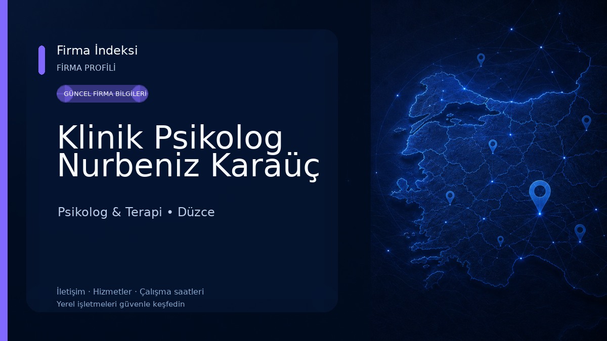 Klinik Psikolog Nurbeniz Karaüç Psikolog & Terapi