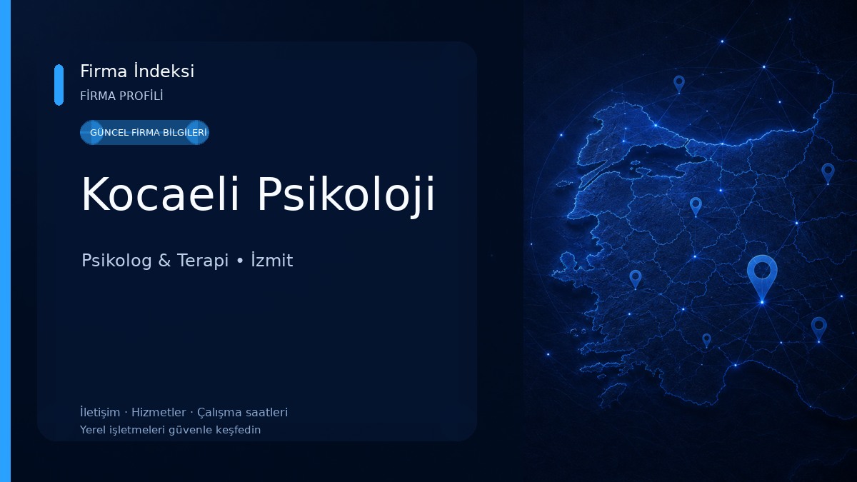 Kocaeli Psikoloji Psikolog & Terapi