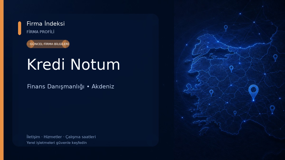 Kredi Notum Finans Danışmanlığı
