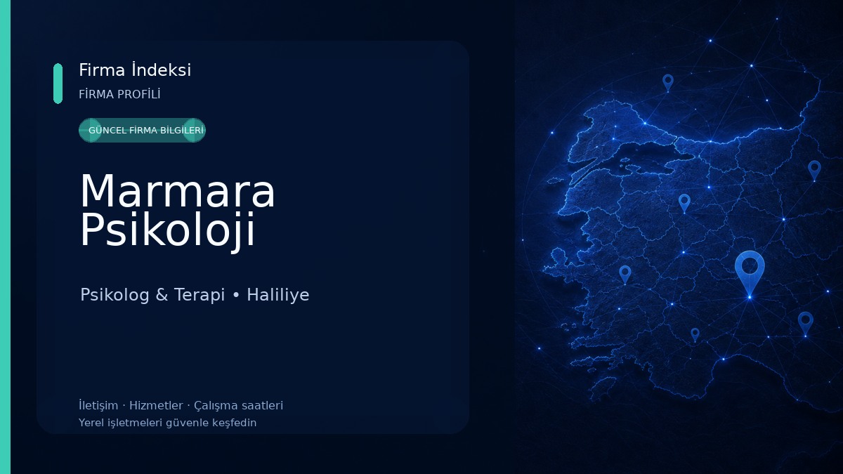 Marmara Psikoloji Psikolog & Terapi