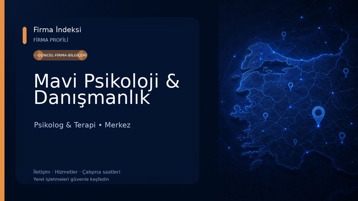 Mavi Psikoloji & Danışmanlık Psikolog & Terapi