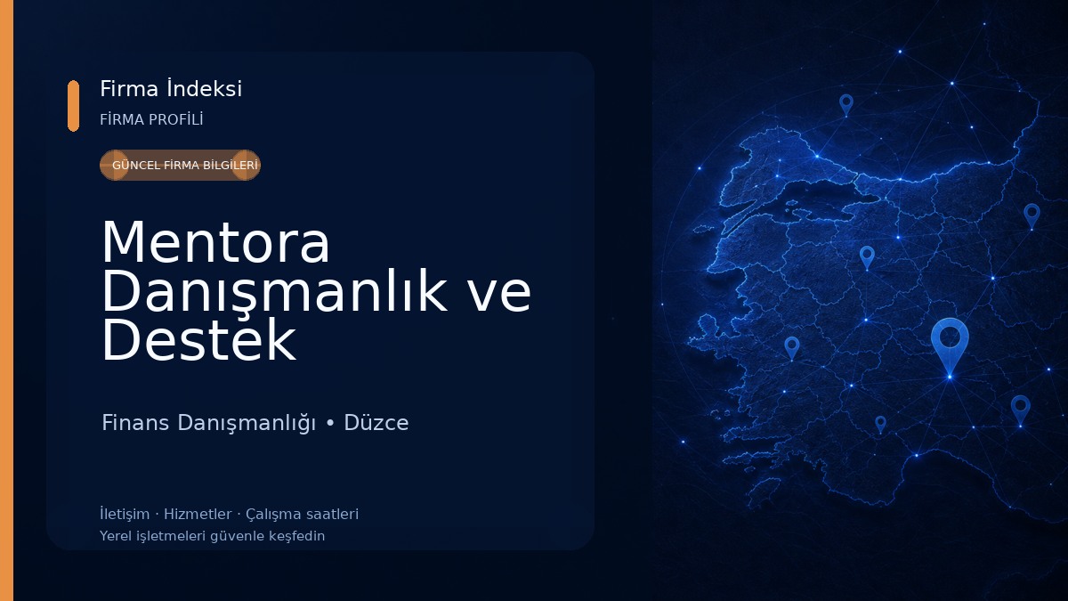 Mentora Danışmanlık ve Destek Hizmetleri 