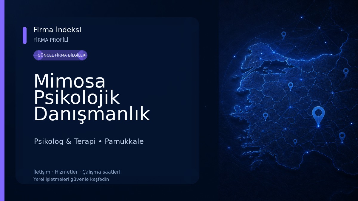 Mimosa Psikolojik Danışmanlık Merkezi Psikolog & Terapi