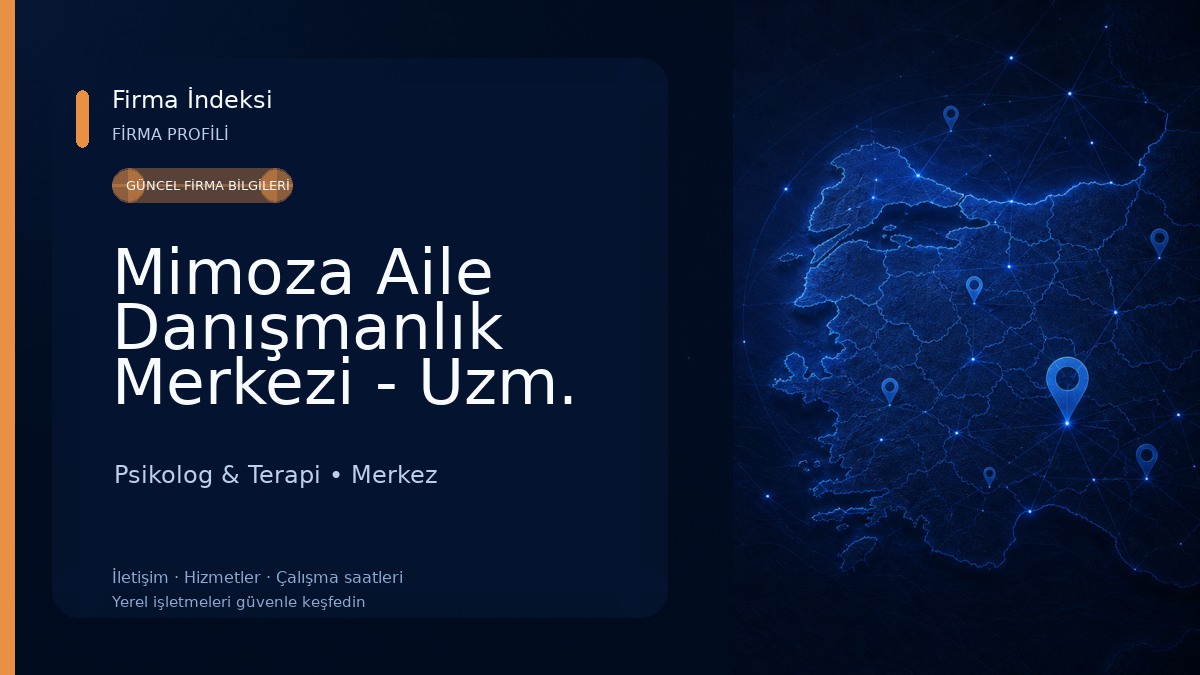 Mimoza Aile Danışmanlık Merkezi - Uzm. Psikolog Ayşegül Atar Psikolog & Terapi