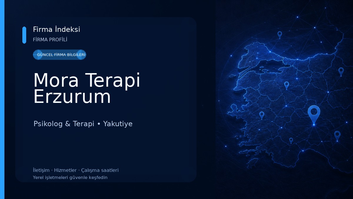 Mora Terapi Erzurum Psikolog & Terapi