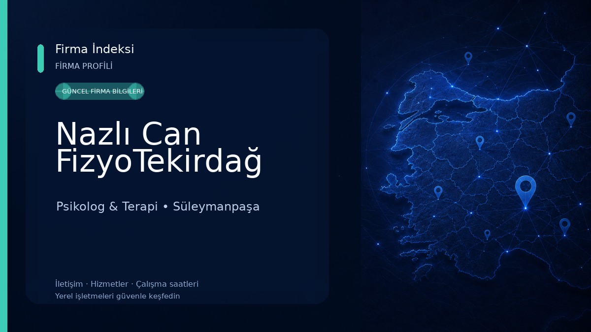 Nazlı Can FizyoTekirdağ Psikolog & Terapi