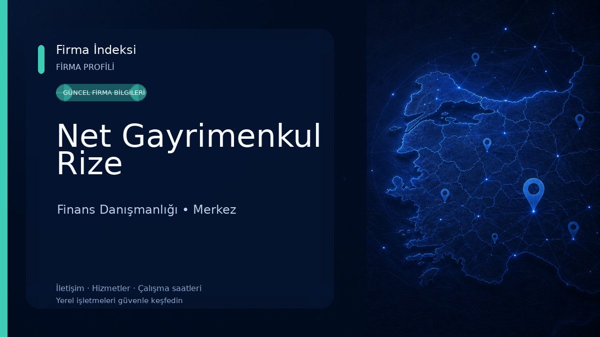 Net Gayrimenkul Rize 
