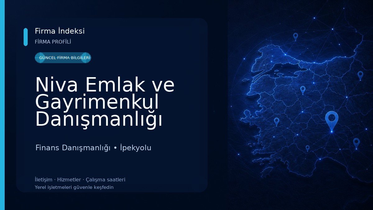 Niva Emlak ve Gayrimenkul Danışmanlığı Finans Danışmanlığı