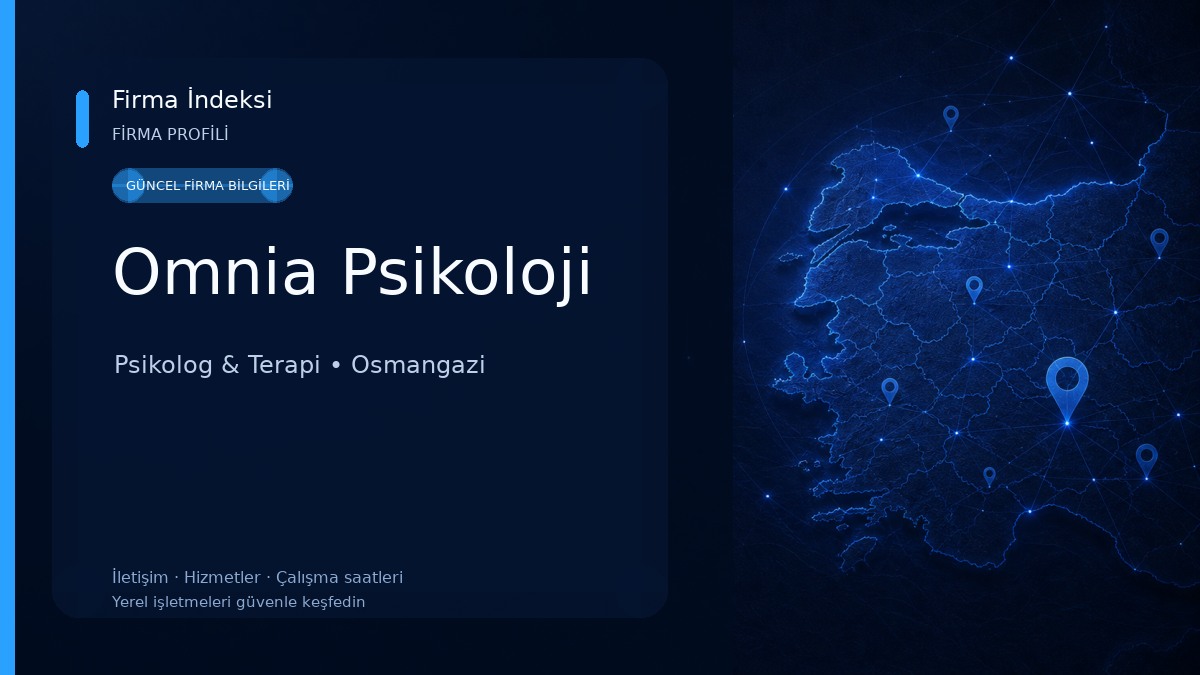 Omnia Psikoloji Psikolog & Terapi