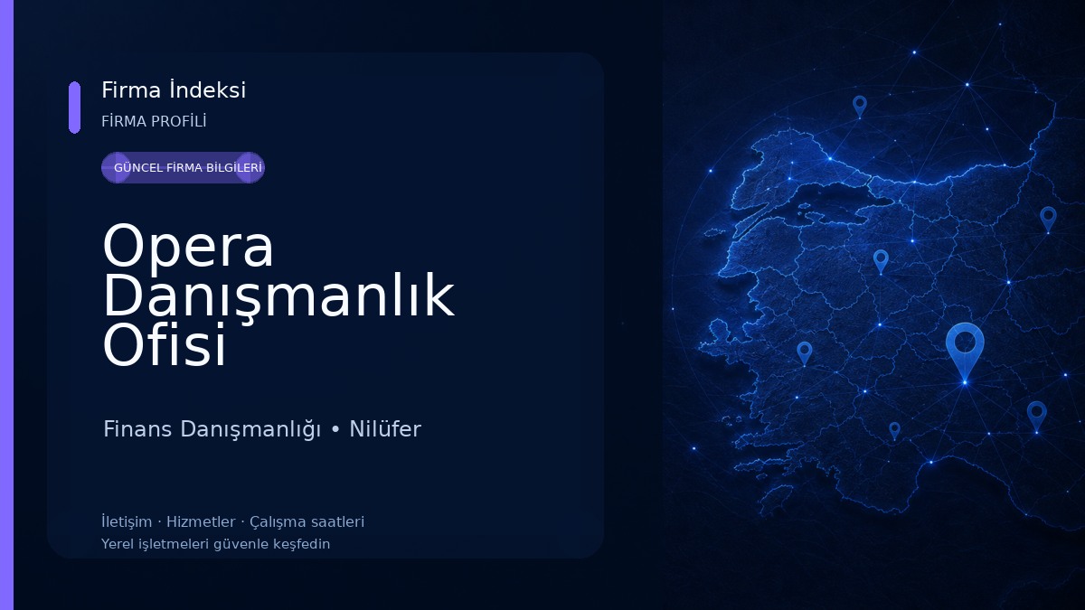 Opera Danışmanlık Ofisi Finans Danışmanlığı
