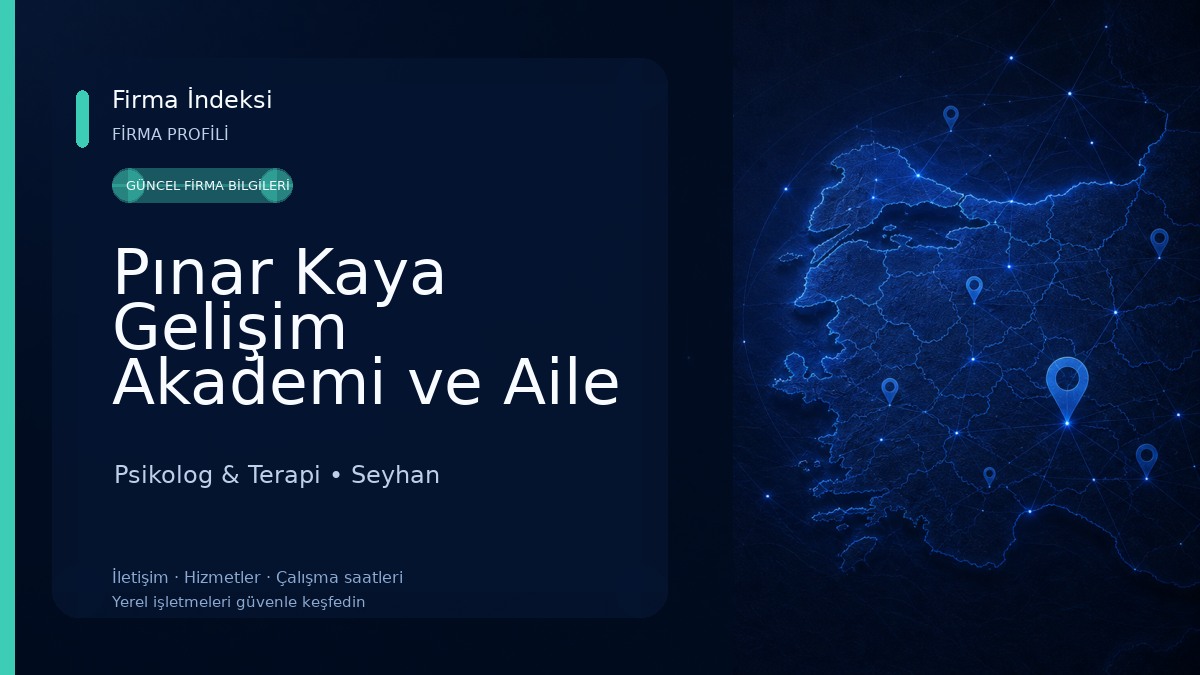 Pınar Kaya Gelişim Akademi ve Aile Danışma Merkezi Psikolog & Terapi