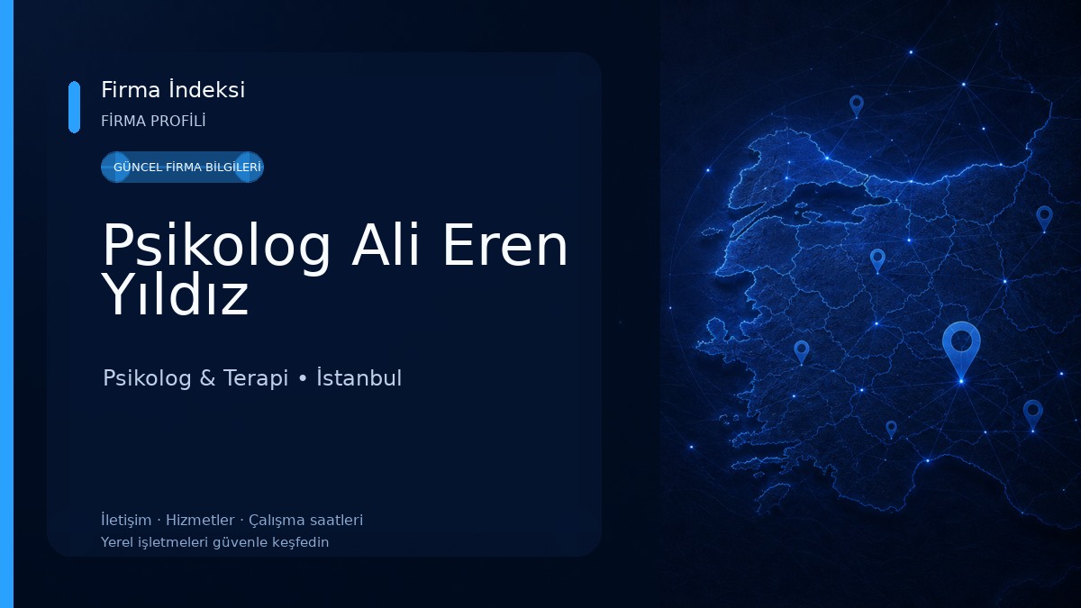 Psikolog Ali Eren Yıldız Psikolog & Terapi