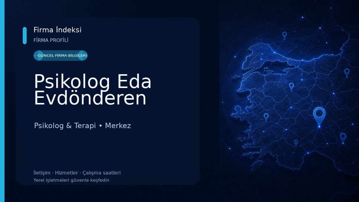 Psikolog Eda Evdönderen 