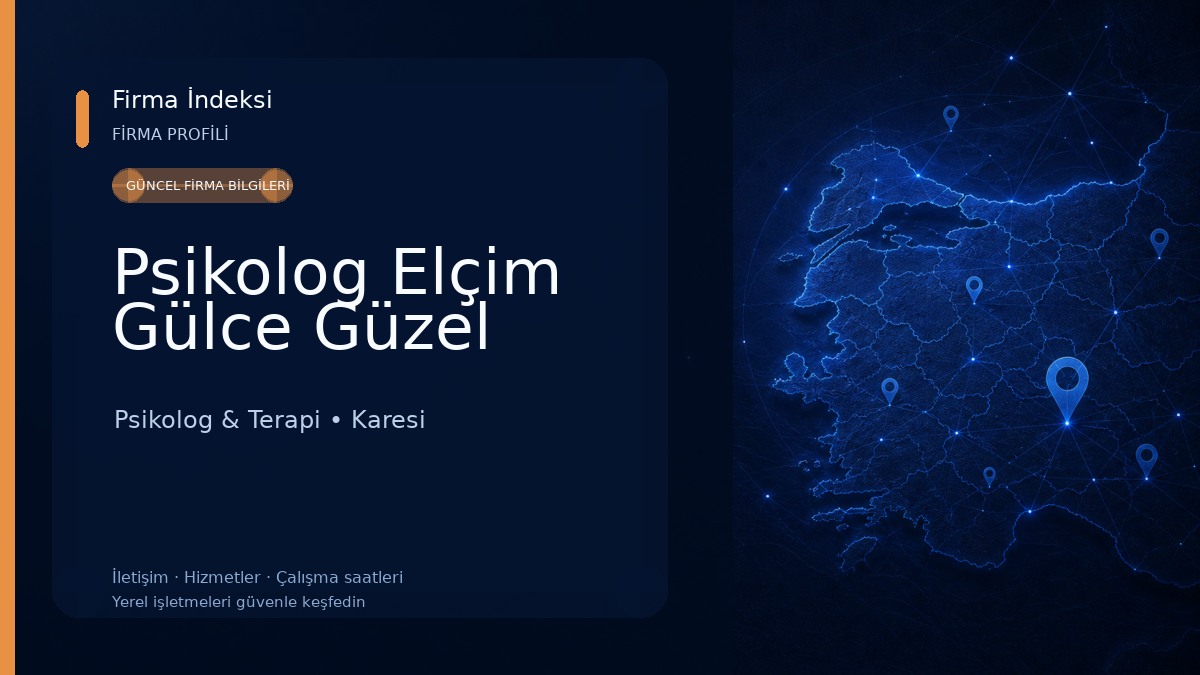 Psikolog Elçim Gülce Güzel Psikolog & Terapi