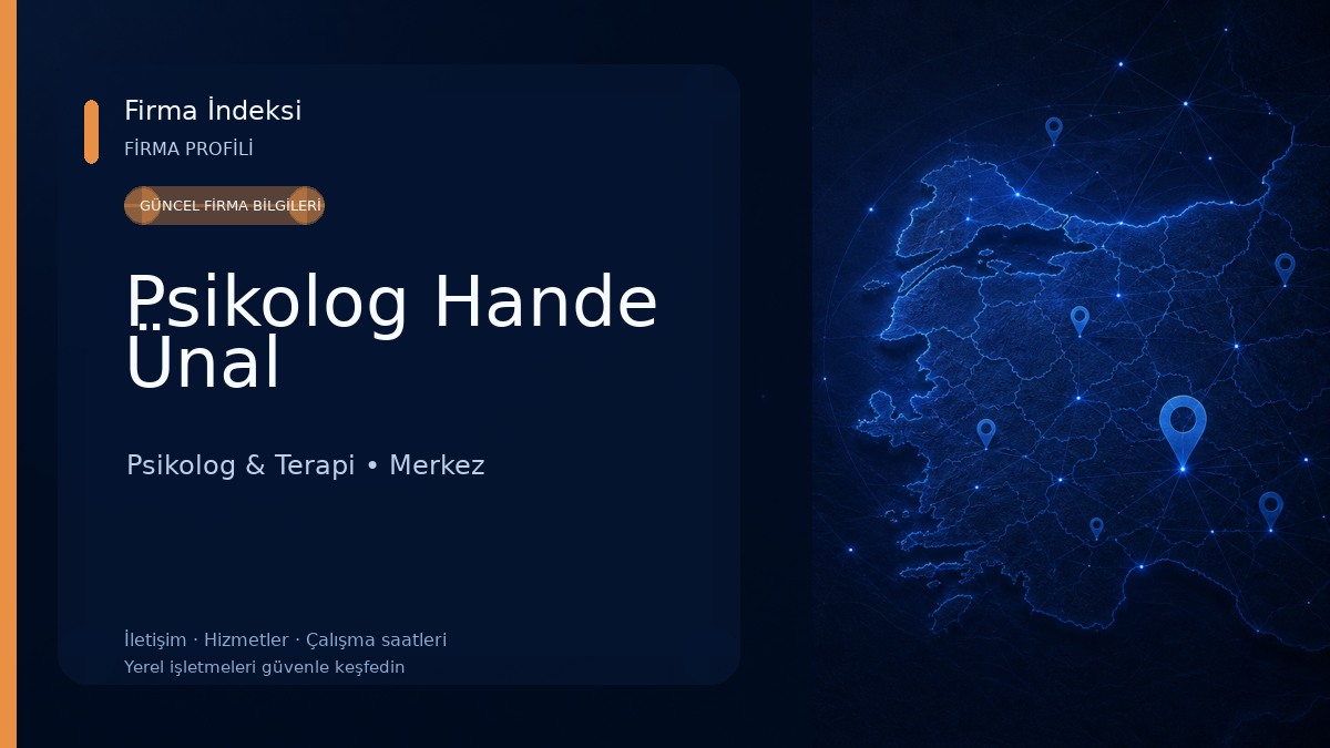 Psikolog Hande Ünal