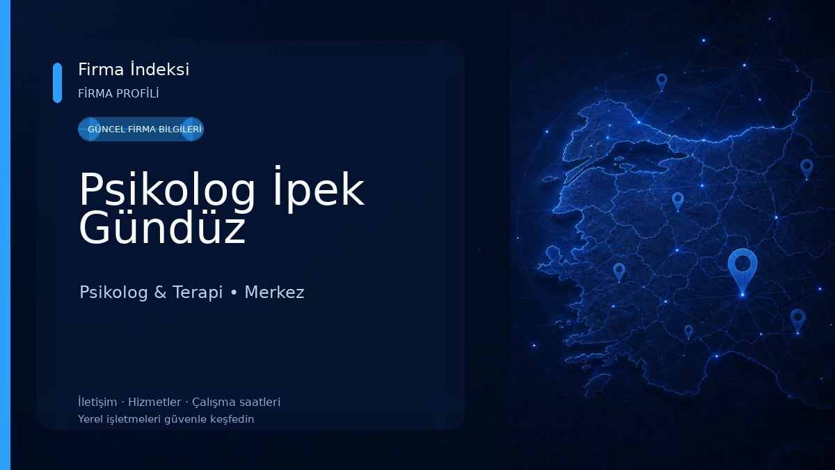 Psikolog İpek Gündüz Psikolog & Terapi